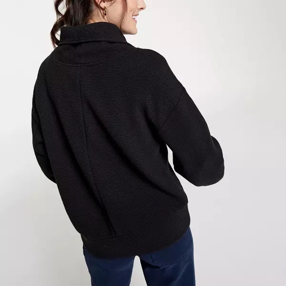 NWT New Calia Elevate Women’s Quarter Zip Pullover Extra Small XS Long Sleeve - Picture 3 of 6